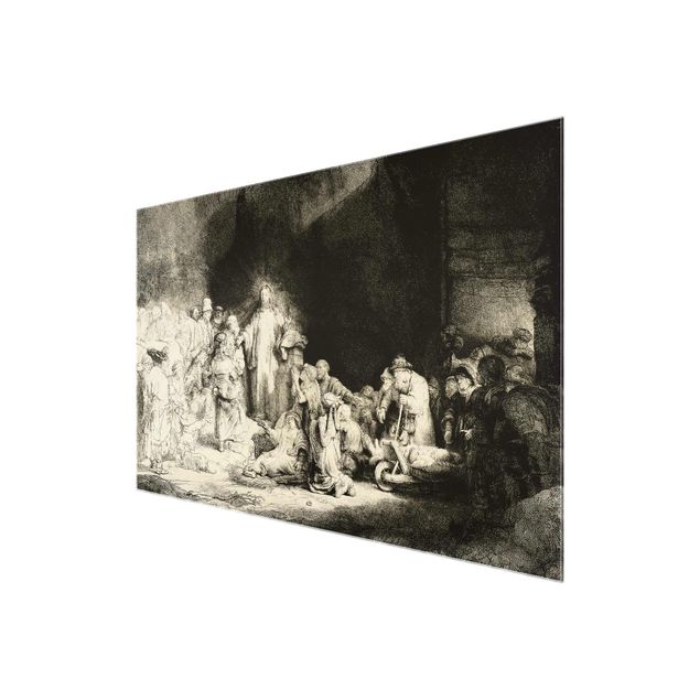 Wanddeko Büro Rembrandt van Rijn - Christus heilt die Kranken