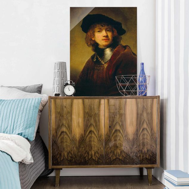 Wanddeko Flur Rembrandt van Rijn - Selbstbildnis