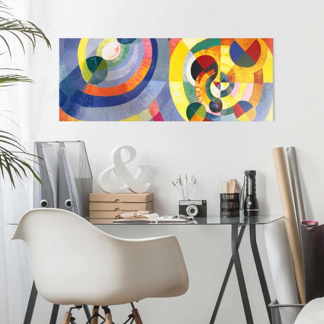 Wanddeko Esszimmer Robert Delaunay - Kreisformen, Sonne