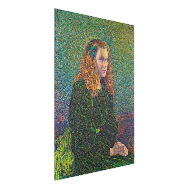 Wanddeko Büro Theo van Rysselberghe - Junge Frau in grünem Kleid