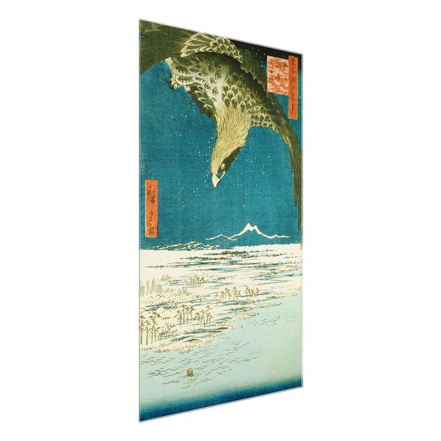 Wanddeko Esszimmer Utagawa Hiroshige - Die Hunderttausend-Tsubo-Ebene
