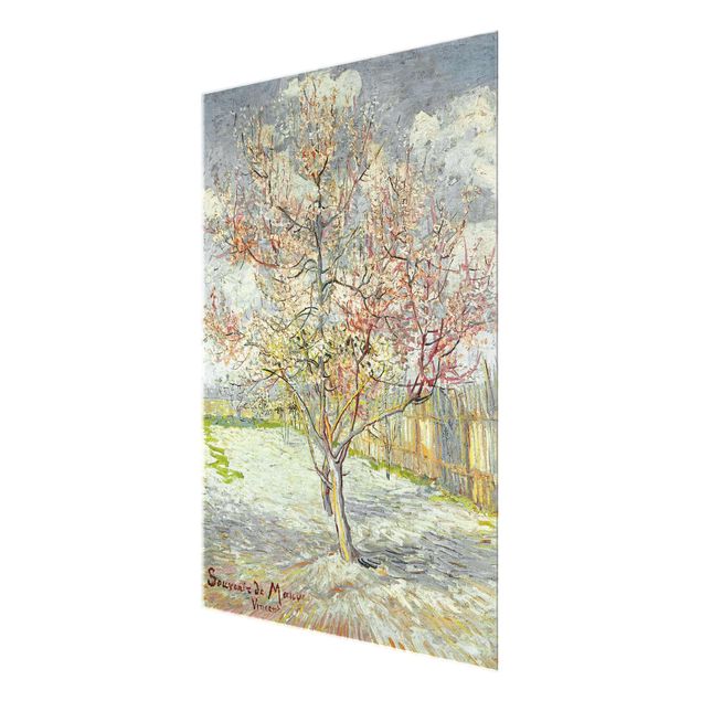 Wanddeko Esszimmer Vincent van Gogh - Blühende Pfirsichbäume