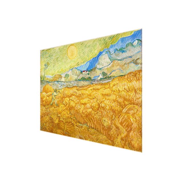 Post Impressionismus Bilder Vincent van Gogh - Kornfeld mit Schnitter