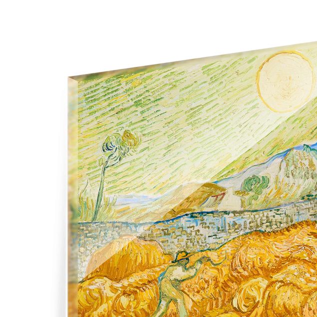 Wanddeko Esszimmer Vincent van Gogh - Kornfeld mit Schnitter