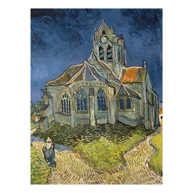 Wanddeko Flur Vincent van Gogh - Kirche Auvers-sur-Oise