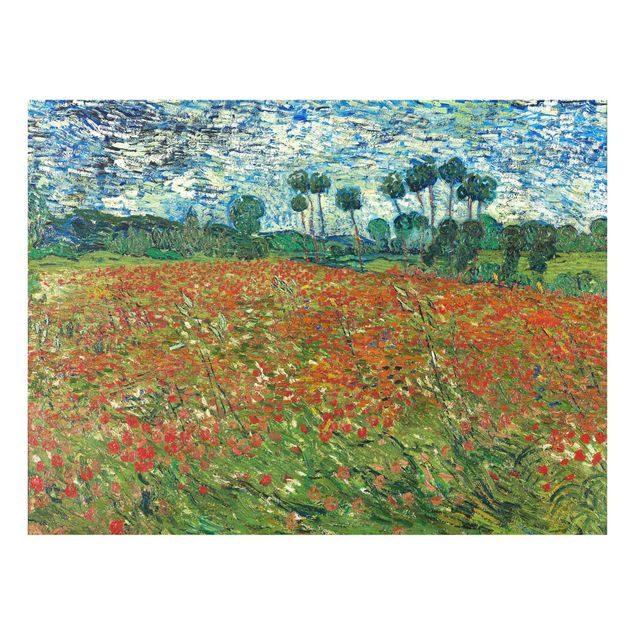 Wanddeko Flur Vincent van Gogh - Mohnfeld