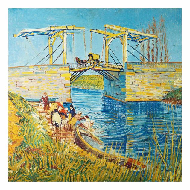 Wanddeko Flur Vincent van Gogh - Zugbrücke in Arles