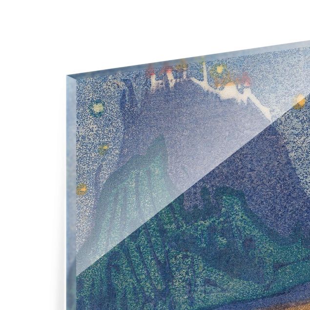 Glasbild Berg Wassily Kandinsky - Mondnacht