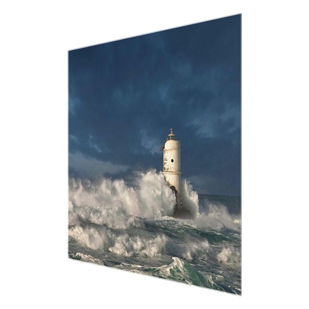 Wanddeko Treppenhaus Leuchtturm auf Sardinien