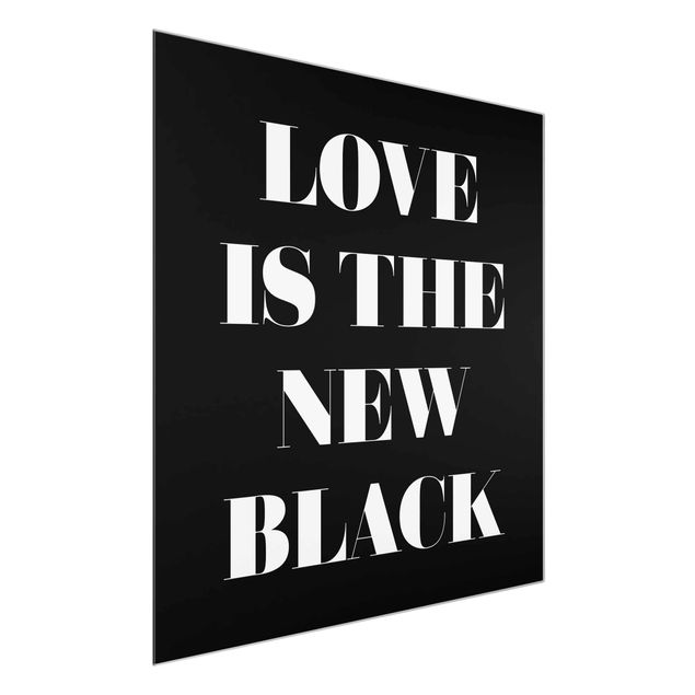 Wanddeko Büro Love is the new black