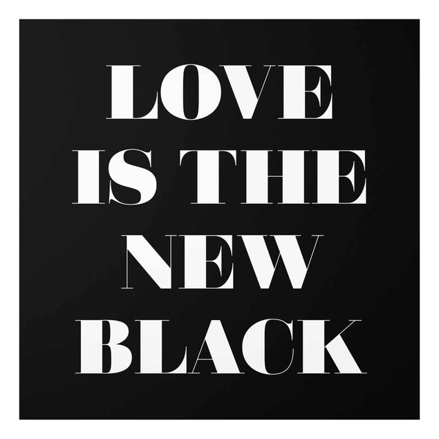 Wanddeko Treppenhaus Love is the new black