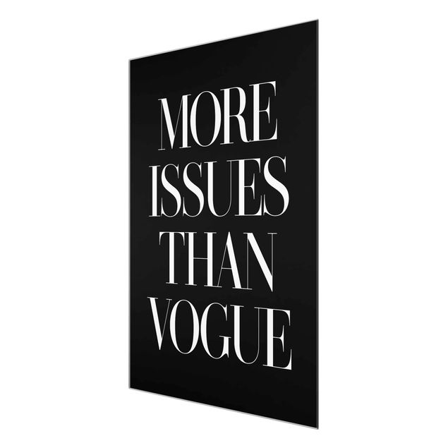 Wanddeko über Sofa More issues than Vogue