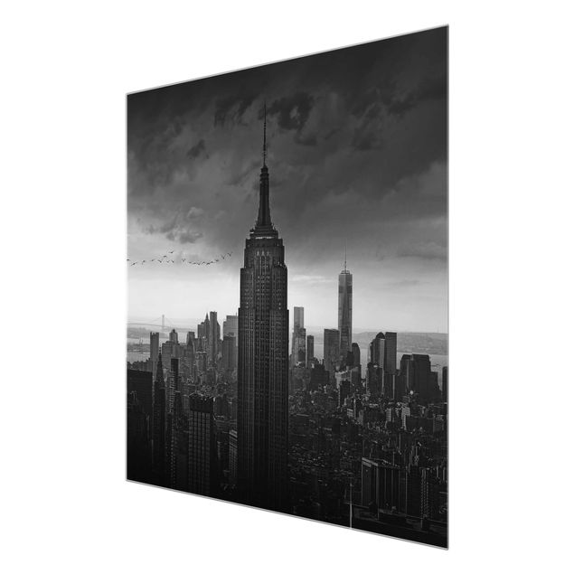 Wanddeko Treppenhaus New York Rockefeller View