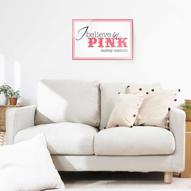 Wanddeko Esszimmer Pink