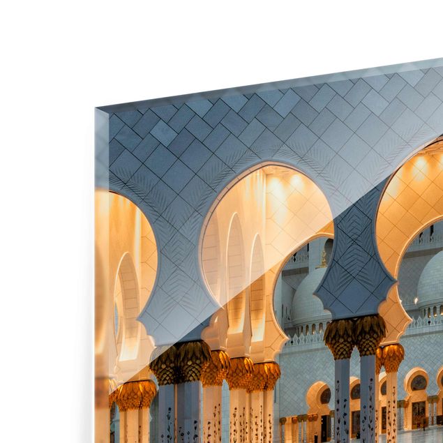 Wanddeko Treppenhaus Reflexionen in der Moschee
