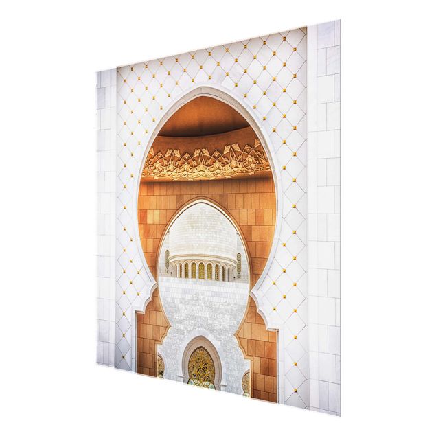 Wanddeko Treppenhaus Tor der Moschee