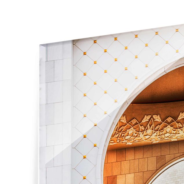 Wanddeko über Sofa Tor der Moschee