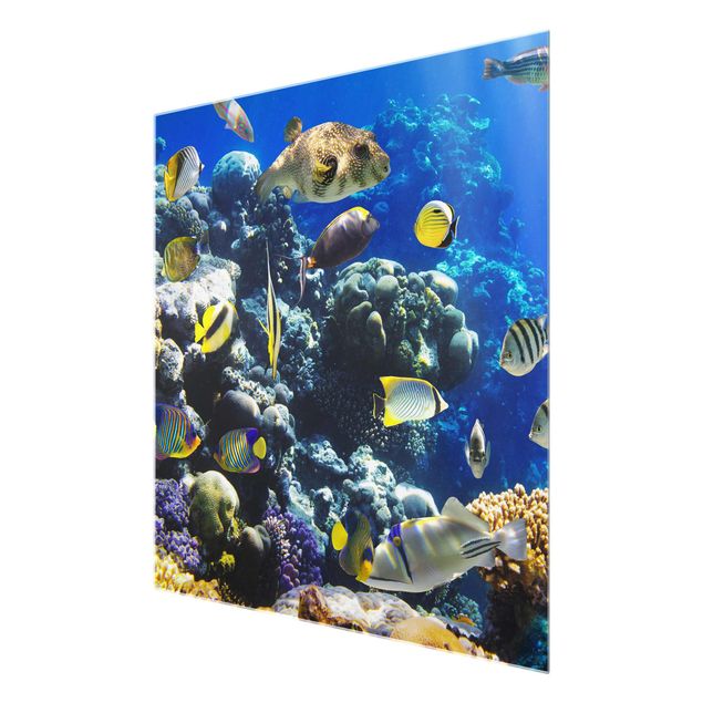 Wanddeko Treppenhaus Underwater Reef