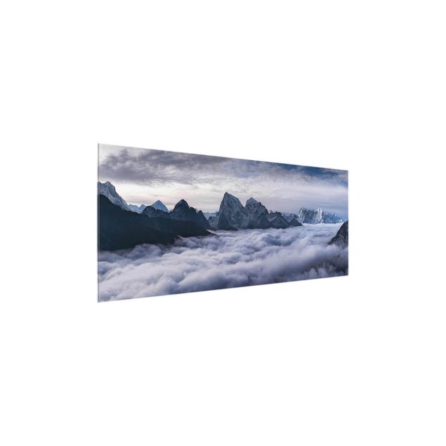 Wanddeko Esszimmer Wolkenmeer im Himalaya