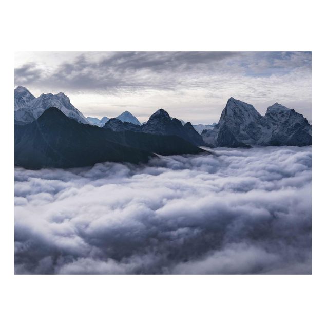 Wanddeko Büro Wolkenmeer im Himalaya
