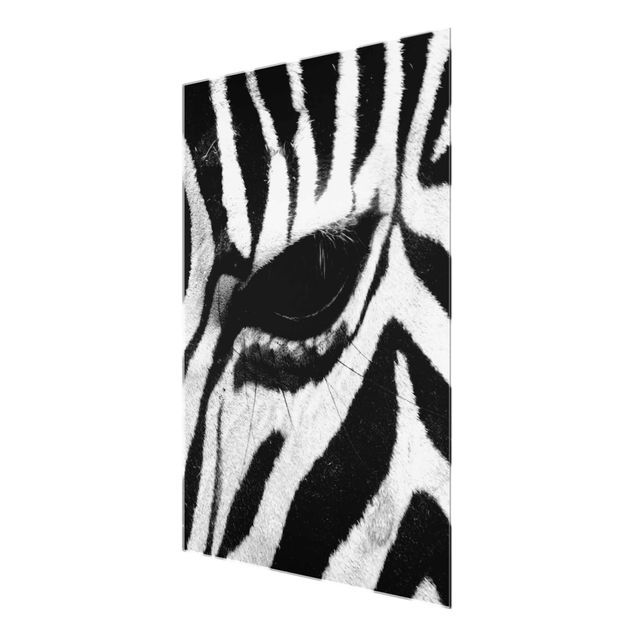 Wanddeko über Sofa Zebra Crossing