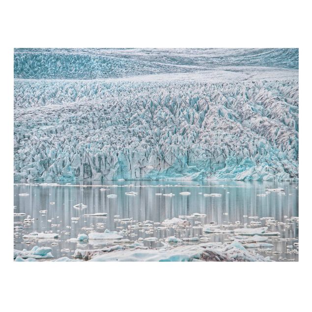 Wanddeko Esszimmer Gletscher auf Island