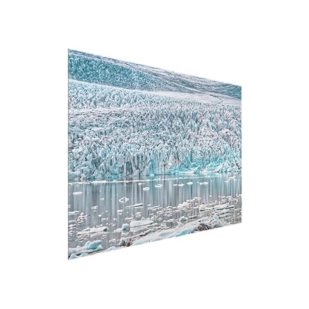 Wanddeko Esszimmer Gletscher auf Island