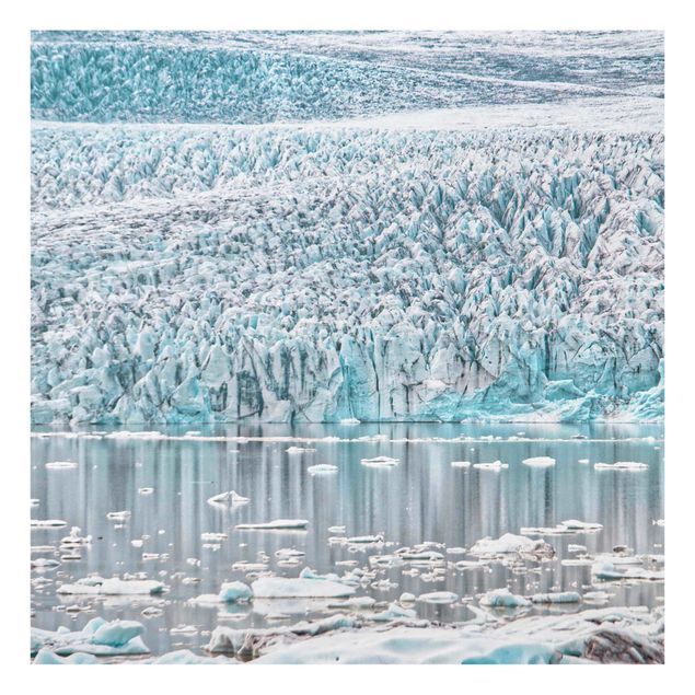 Wanddeko Büro Gletscher auf Island