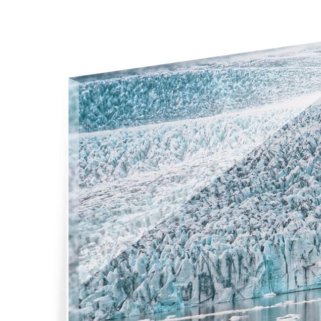 Wanddeko über Sofa Gletscher auf Island