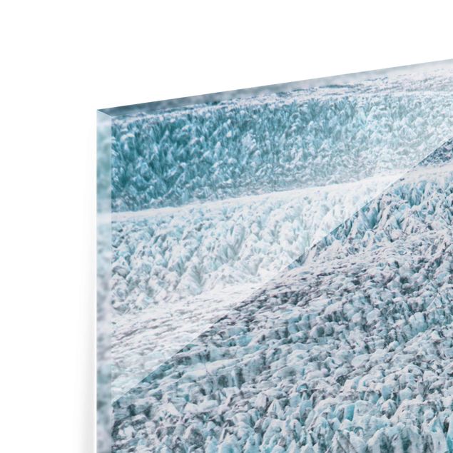 Wanddeko über Sofa Gletscher auf Island