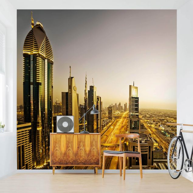 Wanddeko Schlafzimmer Goldenes Dubai