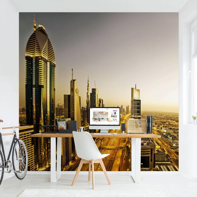 Wanddeko Flur Goldenes Dubai