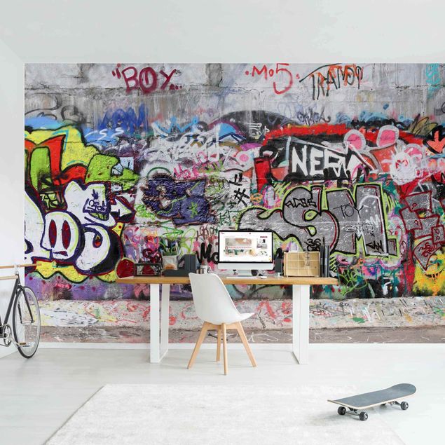 Wanddeko Büro Graffiti