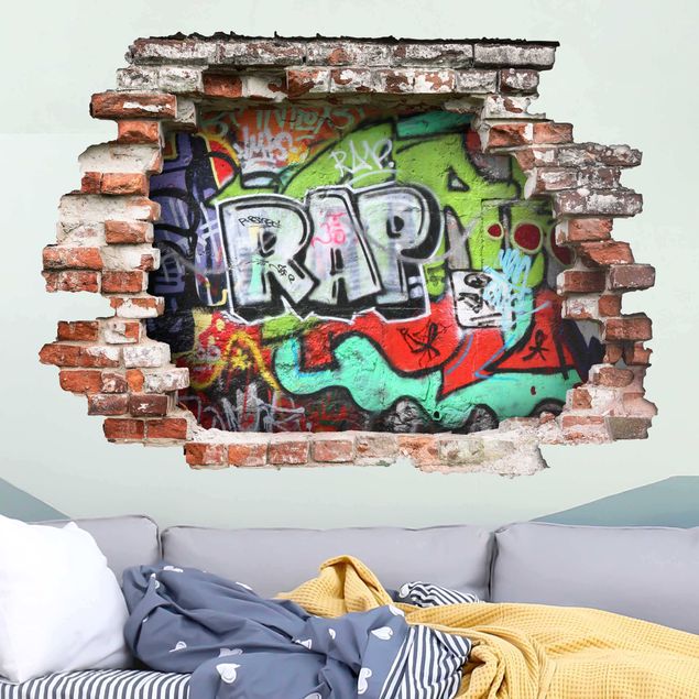 Wanddeko Schlafzimmer Graffiti