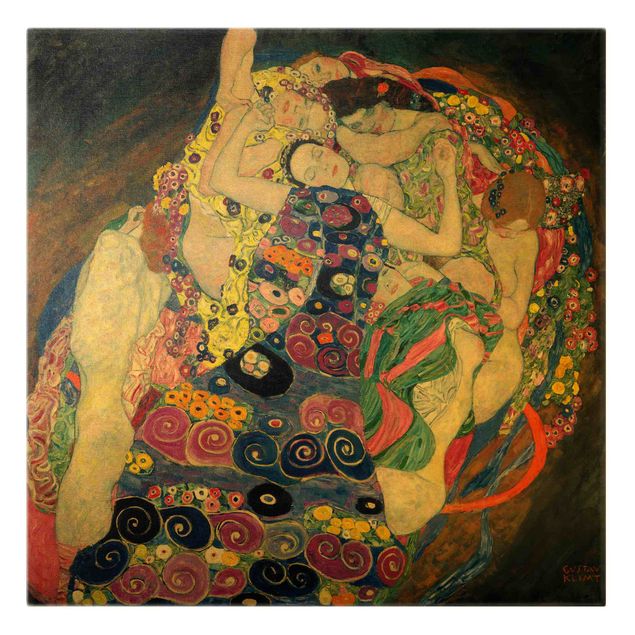 Wanddeko Esszimmer Gustav Klimt - Die Jungfrau