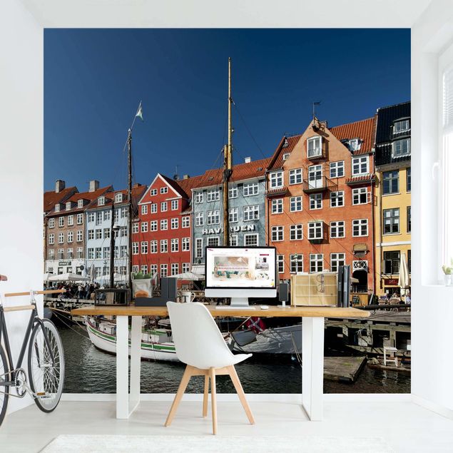 Wanddeko Schlafzimmer Hafen in Kopenhagen