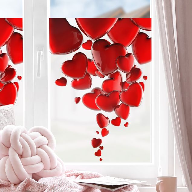 Wanddeko Schlafzimmer Herzballons