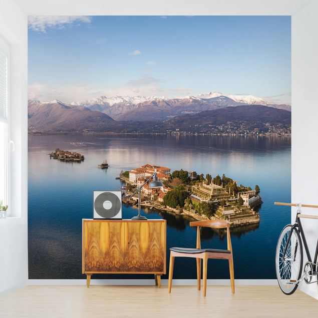 Wanddeko Wohnzimmer Insel Isola Bella in Italien
