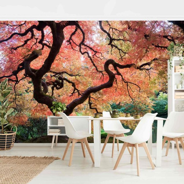 Wanddeko Esszimmer Japanischer Garten