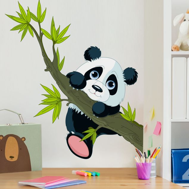 Babyzimmer Deko Kletternder Panda