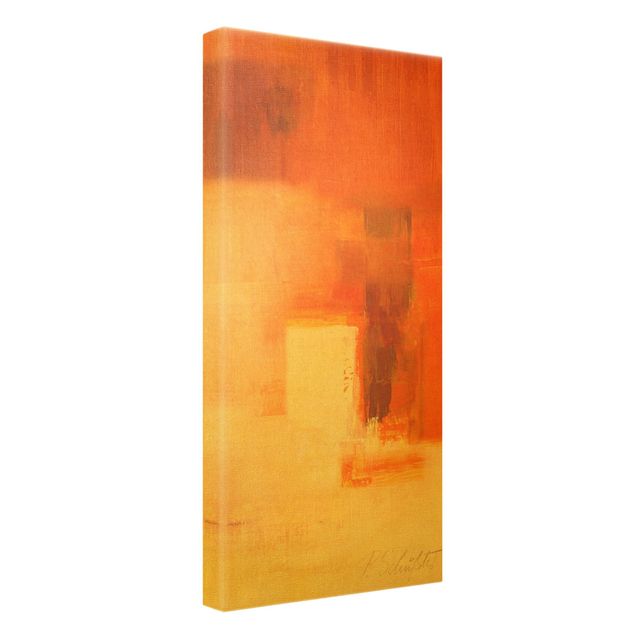 Wanddeko orange Komposition in Orange und Braun 03