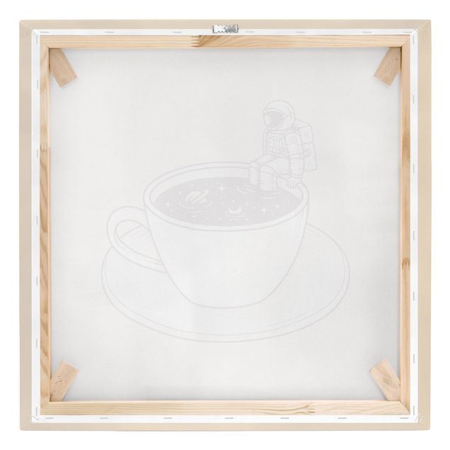 Wanddeko Praxis Kosmischer Kaffee