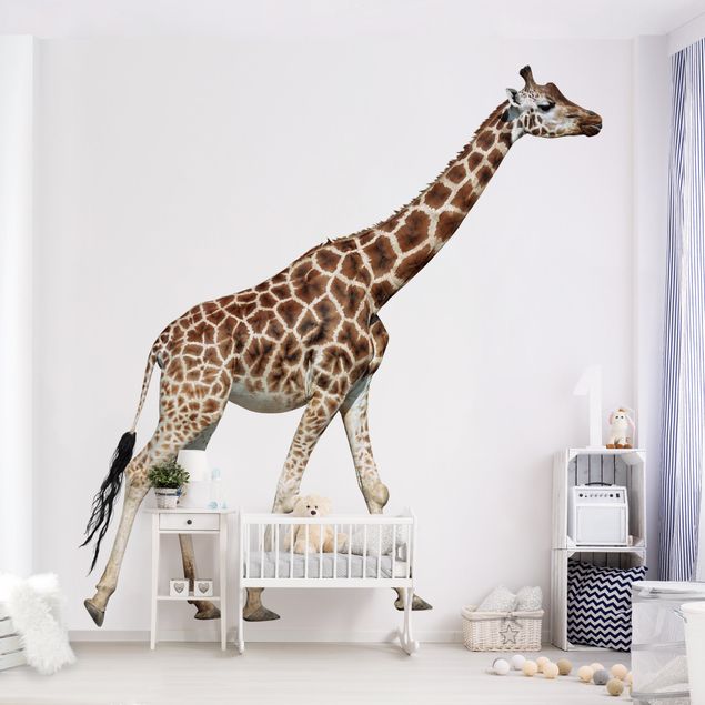 Wanddeko Büro Laufende Giraffe