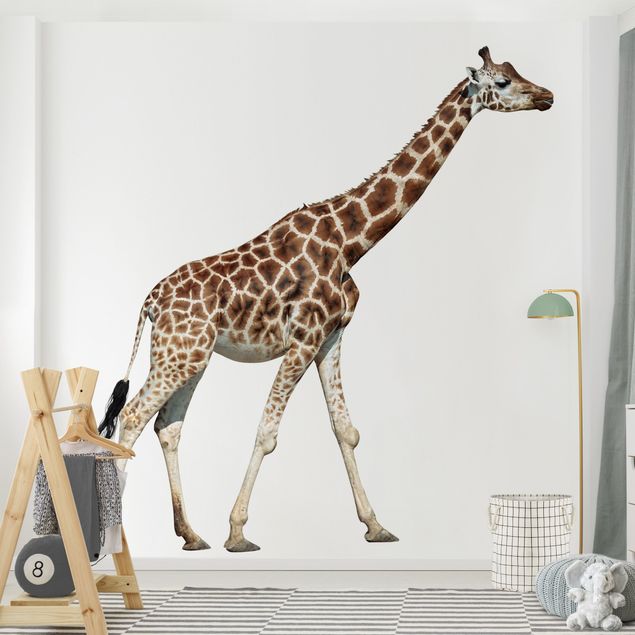 Wanddeko Babyzimmer Laufende Giraffe