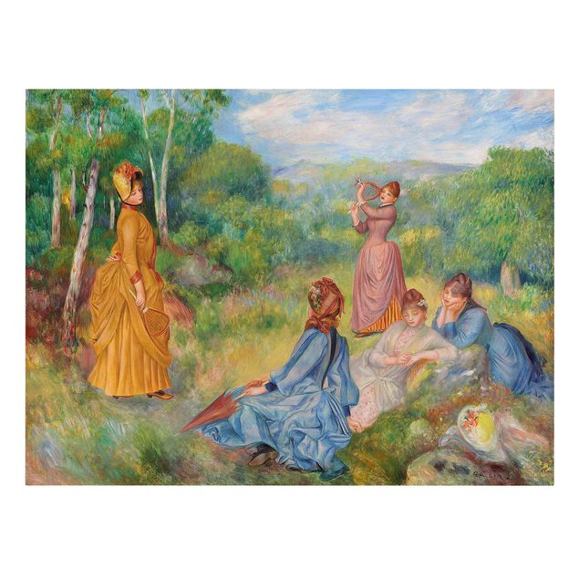Wanddeko Flur Auguste Renoir - Federballspiel