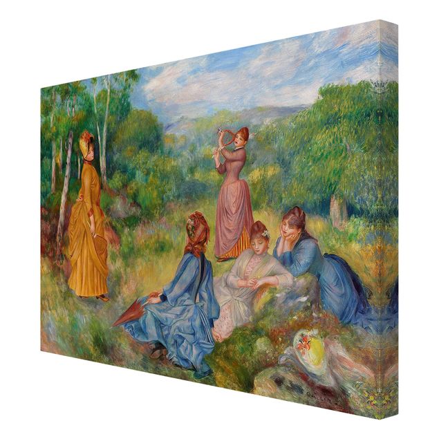 Wanddeko Esszimmer Auguste Renoir - Federballspiel