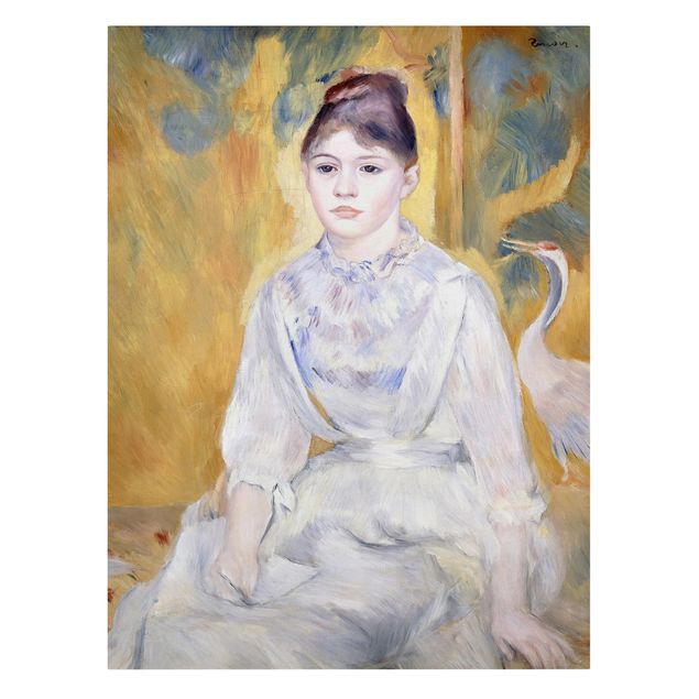 Wanddeko Esszimmer Auguste Renoir - Junges Mädchen mit Orange