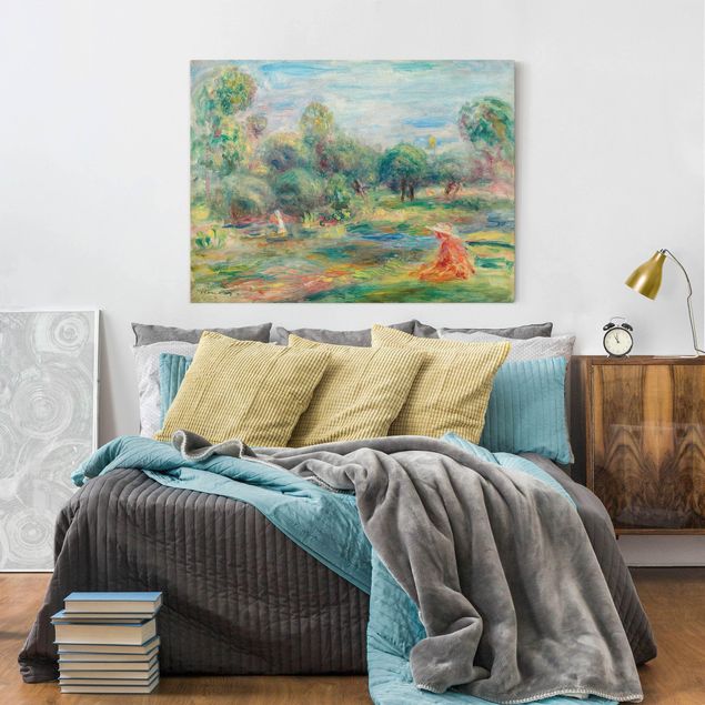 Wanddeko Schlafzimmer Auguste Renoir - Landschaft bei Cagnes