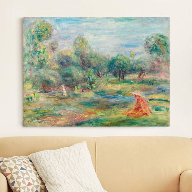 Bilder Impressionismus Auguste Renoir - Landschaft bei Cagnes