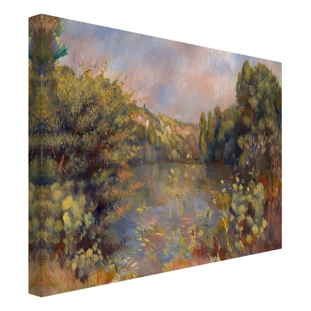 Wanddeko Flur Auguste Renoir - Landschaft mit See